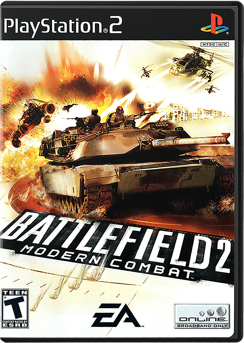 Battlefield 2 Modern Combat box art for Playstation 2